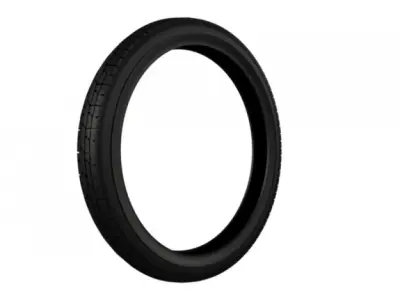 Moped Vintage Tire 3D model