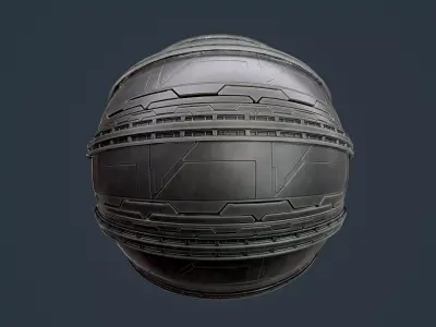 Sci-Fi Military Seamless PBR Texture 126 Texture