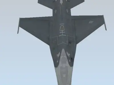 F-16C Fighting Falcon Low poly 3D model Low-poly 3D model