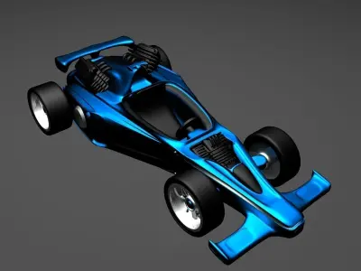 f1 car Free low-poly 3D model