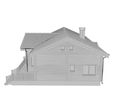 Private house 3D 3D model