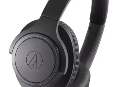 Audio Technica ATH SR50BT Wireless Headphones   Low-poly 3D model