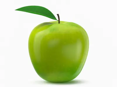 Green Apple 3D model