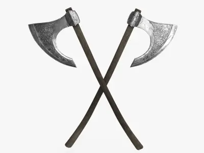 Viking Weapon Collection Low-poly 3D model