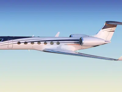 Private Jet Generic v2 3D model