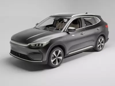 BYD Song Plus EV 2022 Low-poly 3D model