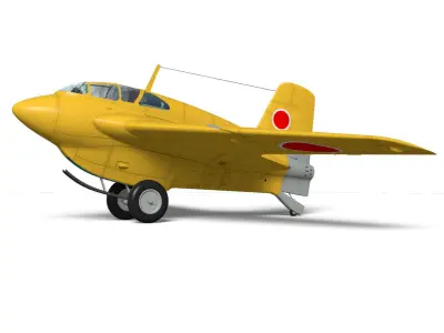 Mitsubishi J8M Ki-200 Syusui 3D model