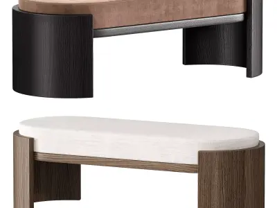 Hug Bench Free 3D model