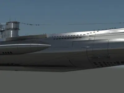 Type VII- U-Boat 3D model