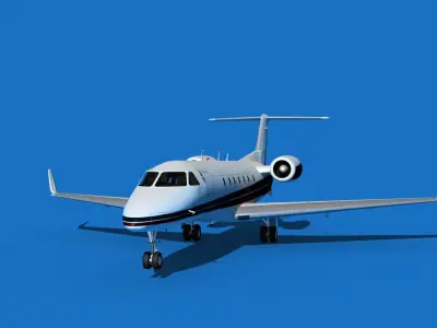 Embraer Legacy 500 V11 3D model