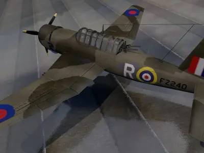 Vultee A-31 Vengeance 3D model