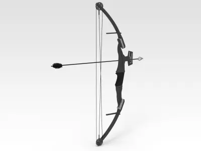 Archery Low-poly 3D model