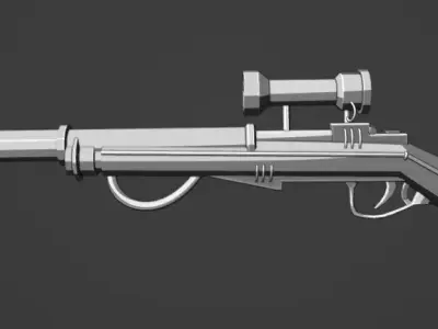 Riffle Stylized Free 3D model