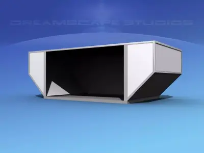 IATA 28G Air Cargo Container  Low-poly 3D model