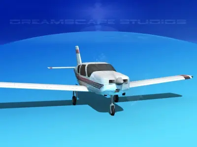 Socata TB-20 Trinidad V12 3D model