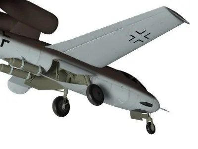 Heinkel He 162 A10 3D model