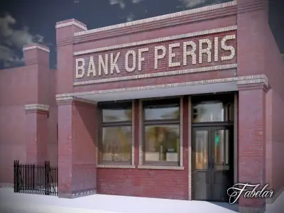 Building 12 Low-poly 3D model