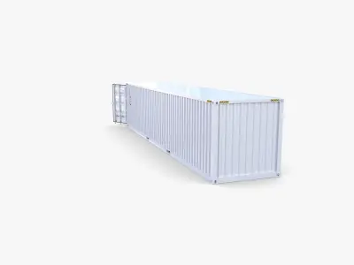 40ft Shipping Container Tex v2 3D model