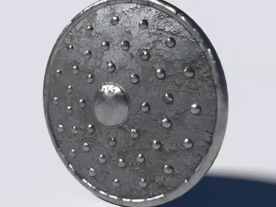 Shield Free low-poly 3D model