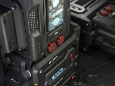 Plasticity 3D modeling Walkie talkie tutorial 3D model