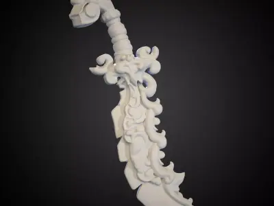 Stylized Sword 21 3D model