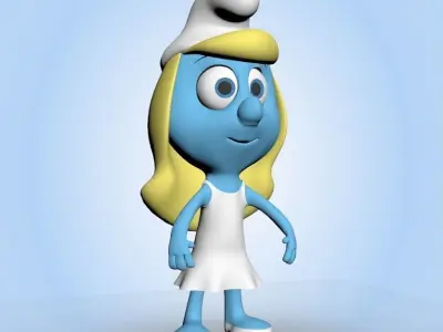 Smurfette  3D model
