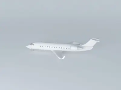 Airplane in Guarulhos Airport 3D model