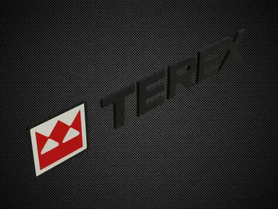 terex logo 3D model