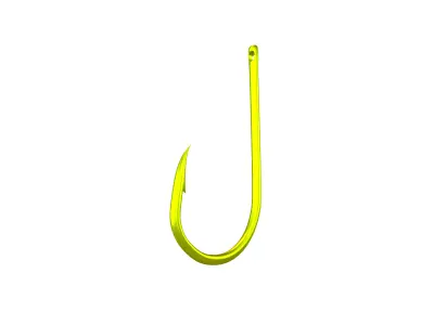 Fishing Hook v1 005 Low-poly 3D model