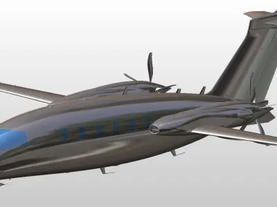 Avanti II - Medium Poly 3D model