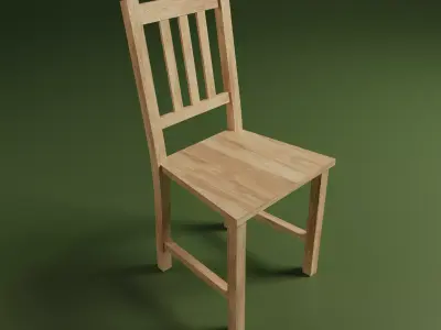Chair Stefan Free low-poly 3D model