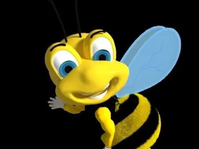 Cartoon Bee 3D model