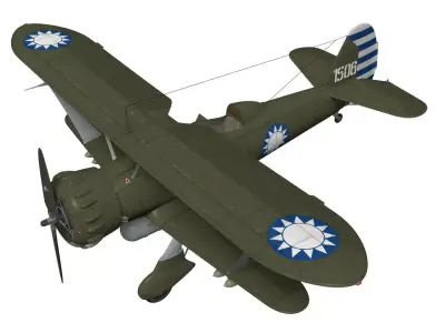 Henschel Hs123 3D model