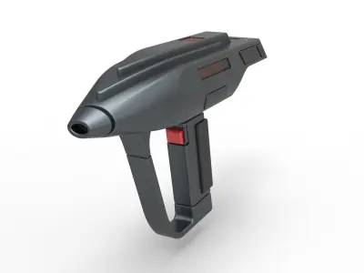 Romulan Phaser pistol from Star Trek The Next Generation 3D model