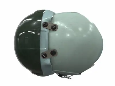 Pilot helmet ja-4 3D model