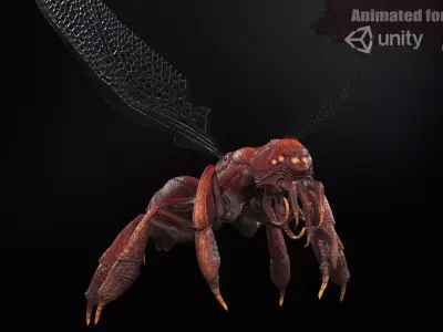 SpiderOsa Low-poly 3D model