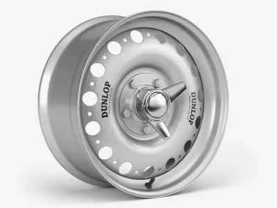 Dunlop D-Type Wheel 3D model