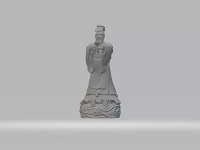 Terracotta Warriors Emperor Qin Shi Huang 3D model 3D print model