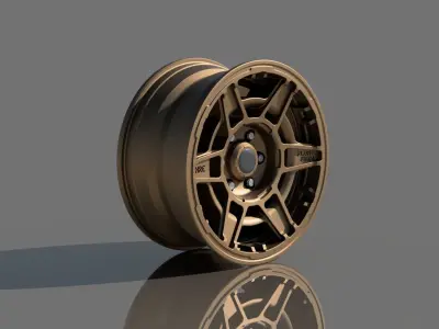 HRE FT1 highpoly rim 3D model