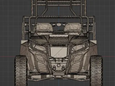 Polaris MRZR 4 3D model
