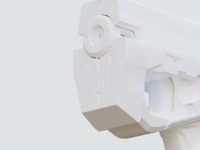 Compact Rail Driver Free low-poly 3D model