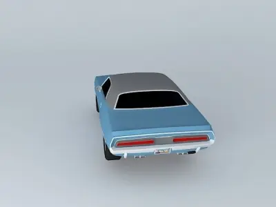 Dodge Challenger RT 1971 Free 3D model