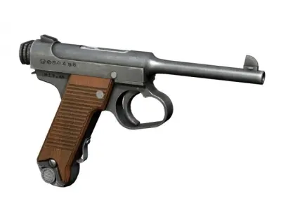 Nambu Pistol Typ14 - Taisho 14 3D model