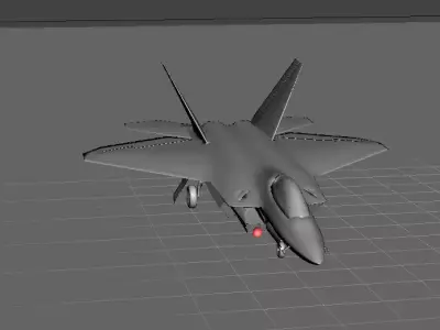 F 22 Raptor Free 3D print model