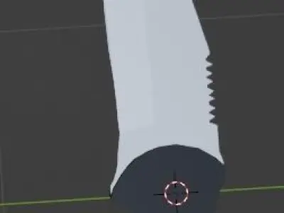 combat knife Free low-poly 3D model