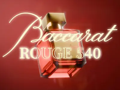 Baccarat Rouge 540 Fragrance Free 3D model
