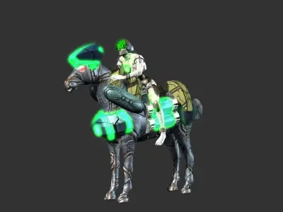 Lighting Galloper 3D model