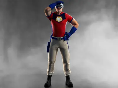 Peacemaker  Low-poly 3D model