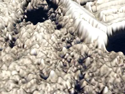 Astronauts First Footprint On The Moon 3D model