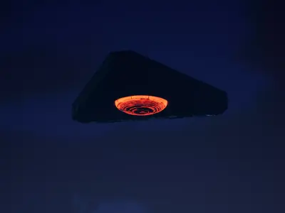 TR3B TRIANGLE UFO 3D model